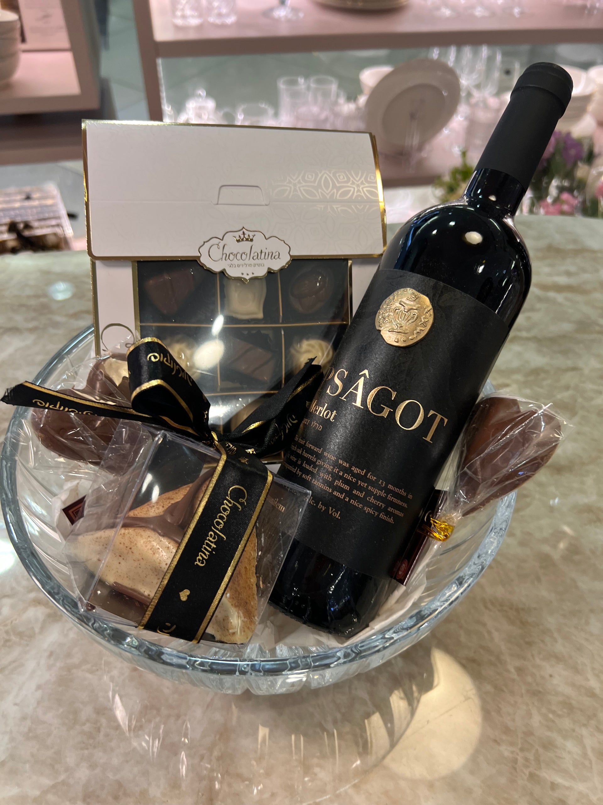 מארז מתנה קריסטל