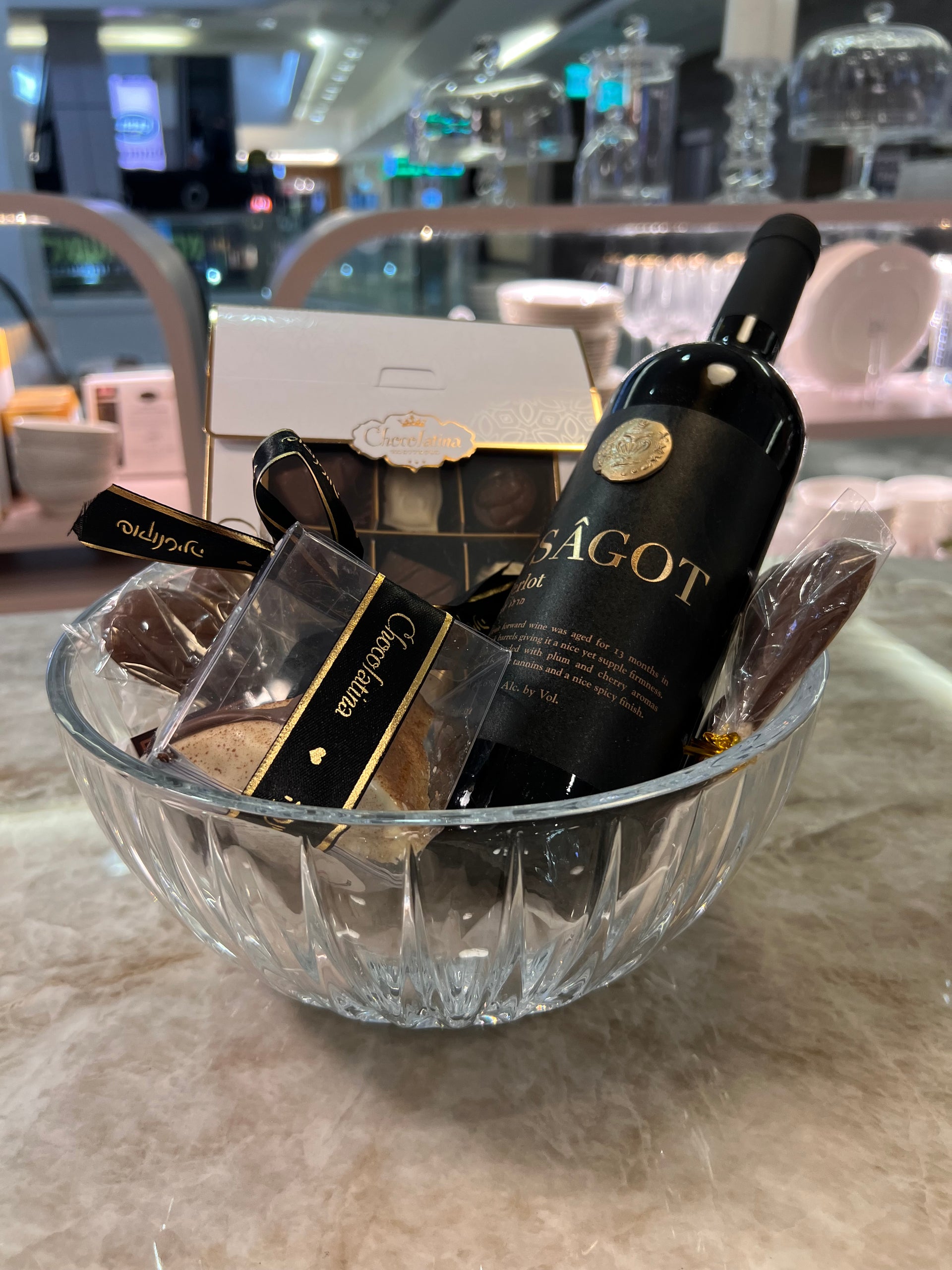 מארז מתנה קריסטל