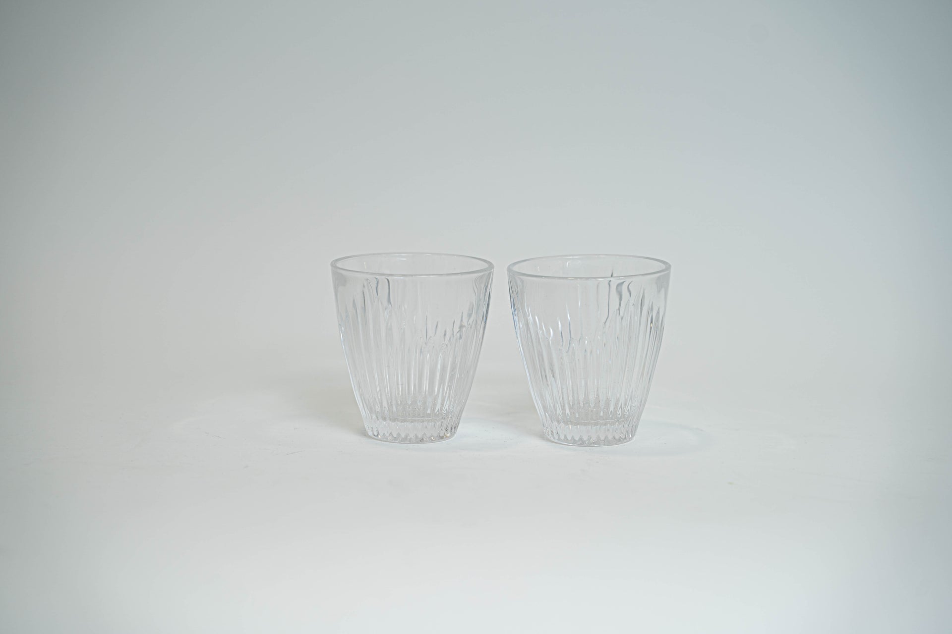 כוסות קריסטלין פסים