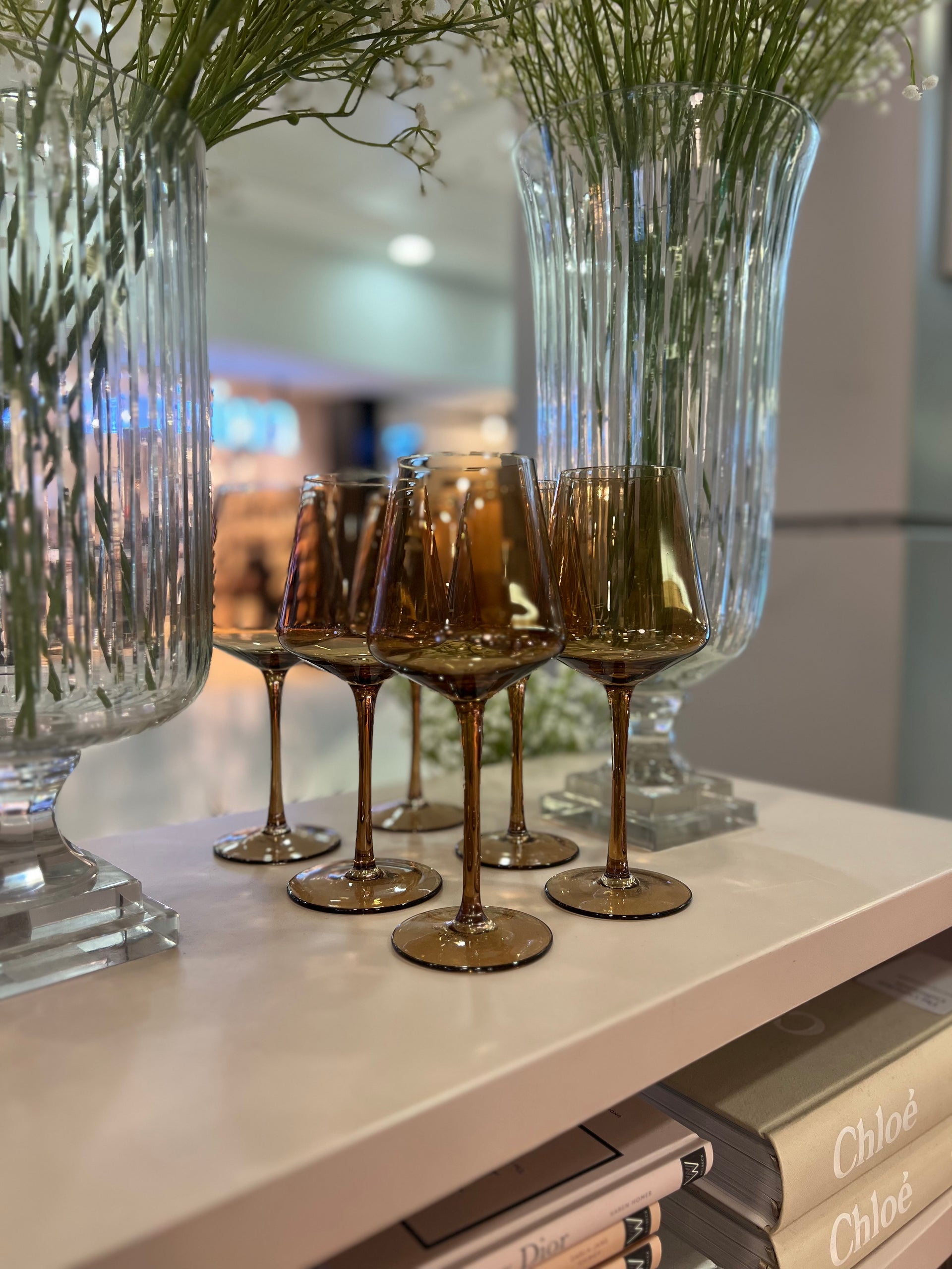 גביעי יין דגם אמבר