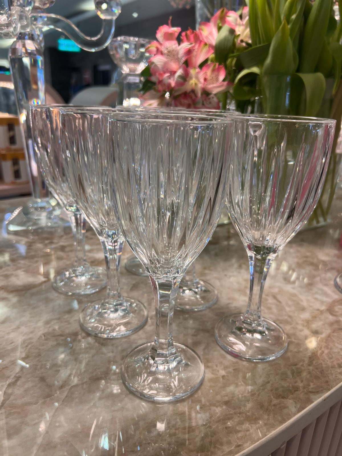 גביע יין דגם פסים בריליאנט